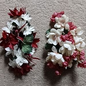 Set of 2 NWT Vintage PartyLite Floral Sprays